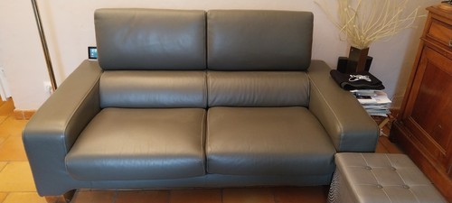 Canapés cuir roche et - 2,