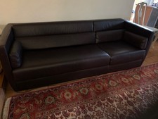 canapé cuir 3 places roche et